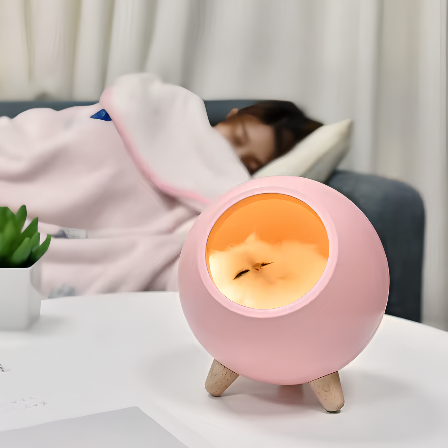 Bau & Miao™ USB Lamp – Cat Night Light