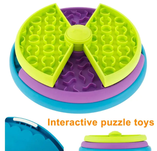Bau & Miao™ Choking Puzzle Feeder – Interactive Slow Feeding Toy
